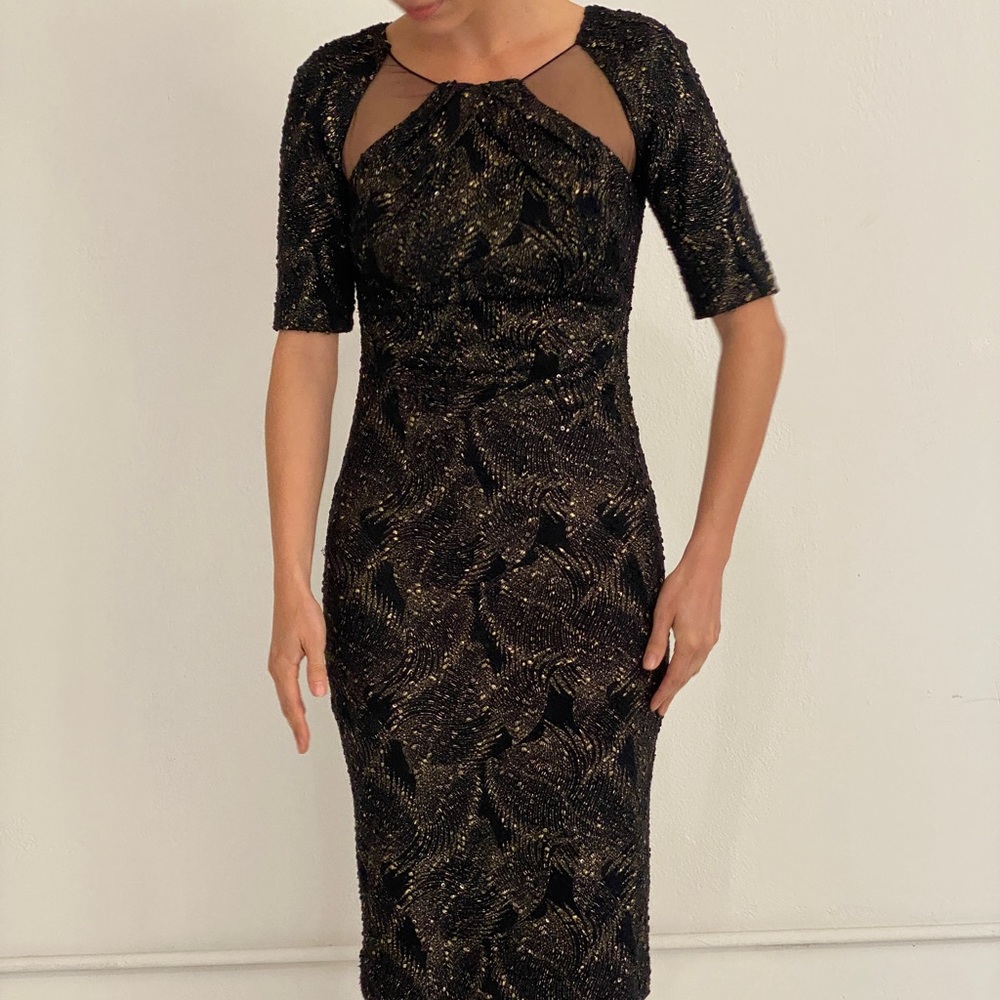 Badgley Mischka designer dress